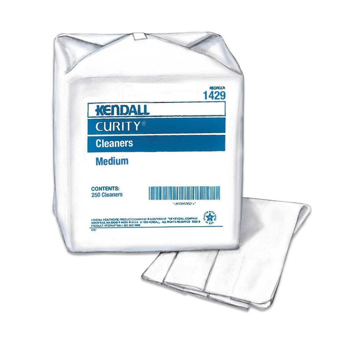 Curity Nonwoven Disposable Cleaners, Medium - Package of 250 - Image 1