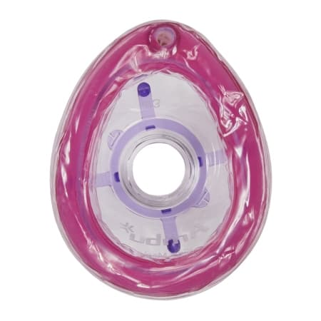 Ambu Sweet Dreams Anesthesia Mask Clear, Purple Ring Hook Ring Top Valve Size 3