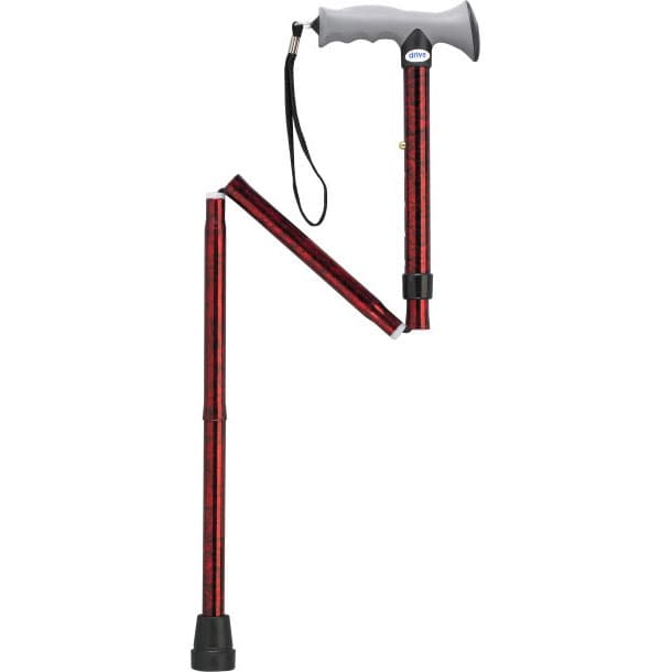 Drive Aluminum Folding Cane With Gel Grip - Image 3