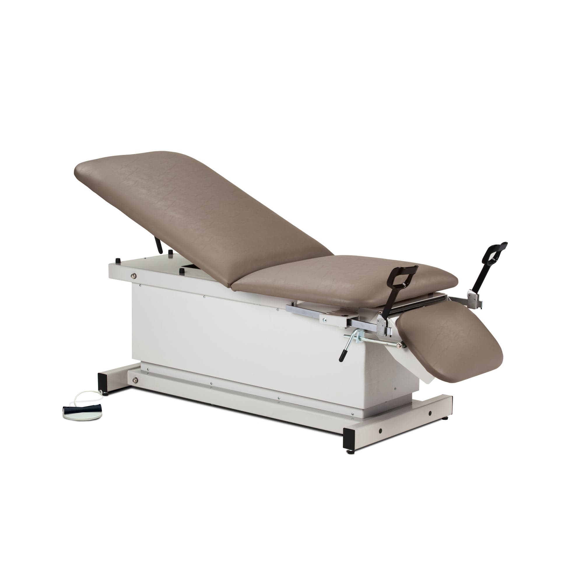 Clinton shrouded, power table with stirrups, adjustable backrest and footrest - Image 9