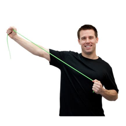 Val-u-Tubing Exercise Tubing, 25 Foot, Lime, Medium, Non-Latex - Image 1