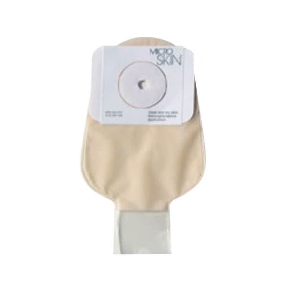 Cymed 1-Piece 11" Drainable Colostomy Pouch with Filter, 1-1/2 Inch Clear - Box of 10 - Image 1