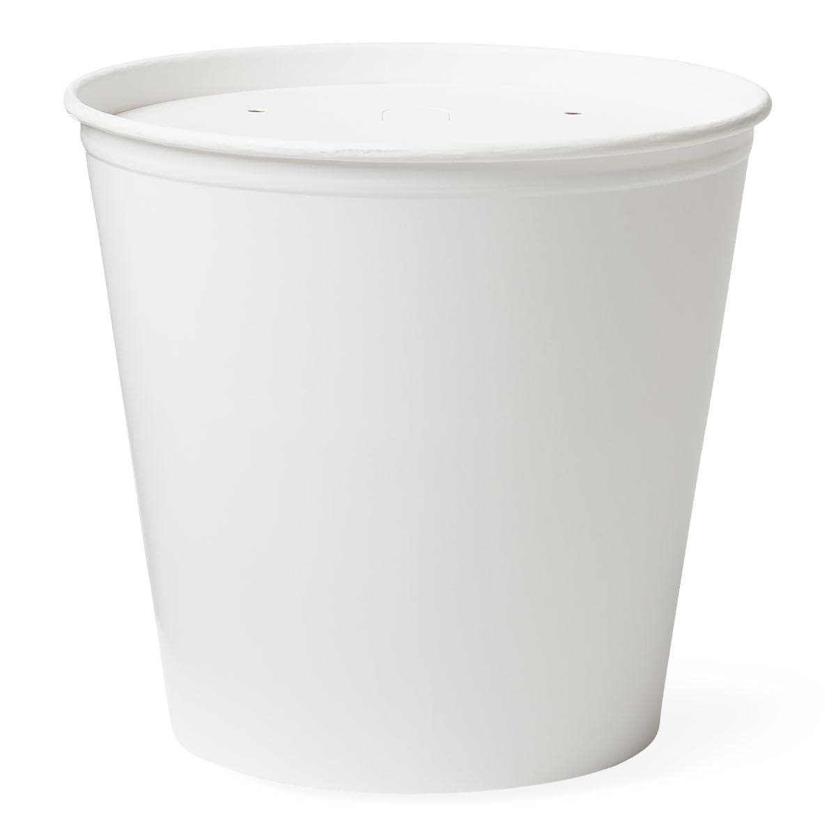 Medline Paper Bucket and Lid Combo, Compostable, 170 oz - Case of 150 - Image 1