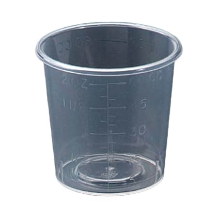 Sklar Graduated Medicine Cup Clear Graduated Without Handle Cold, 2 oz. - Case of 25 - Image 1