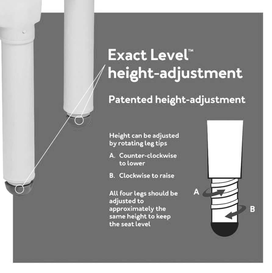 Carex Plastic Bath Transfer Bench Without Arms, White - Image 5
