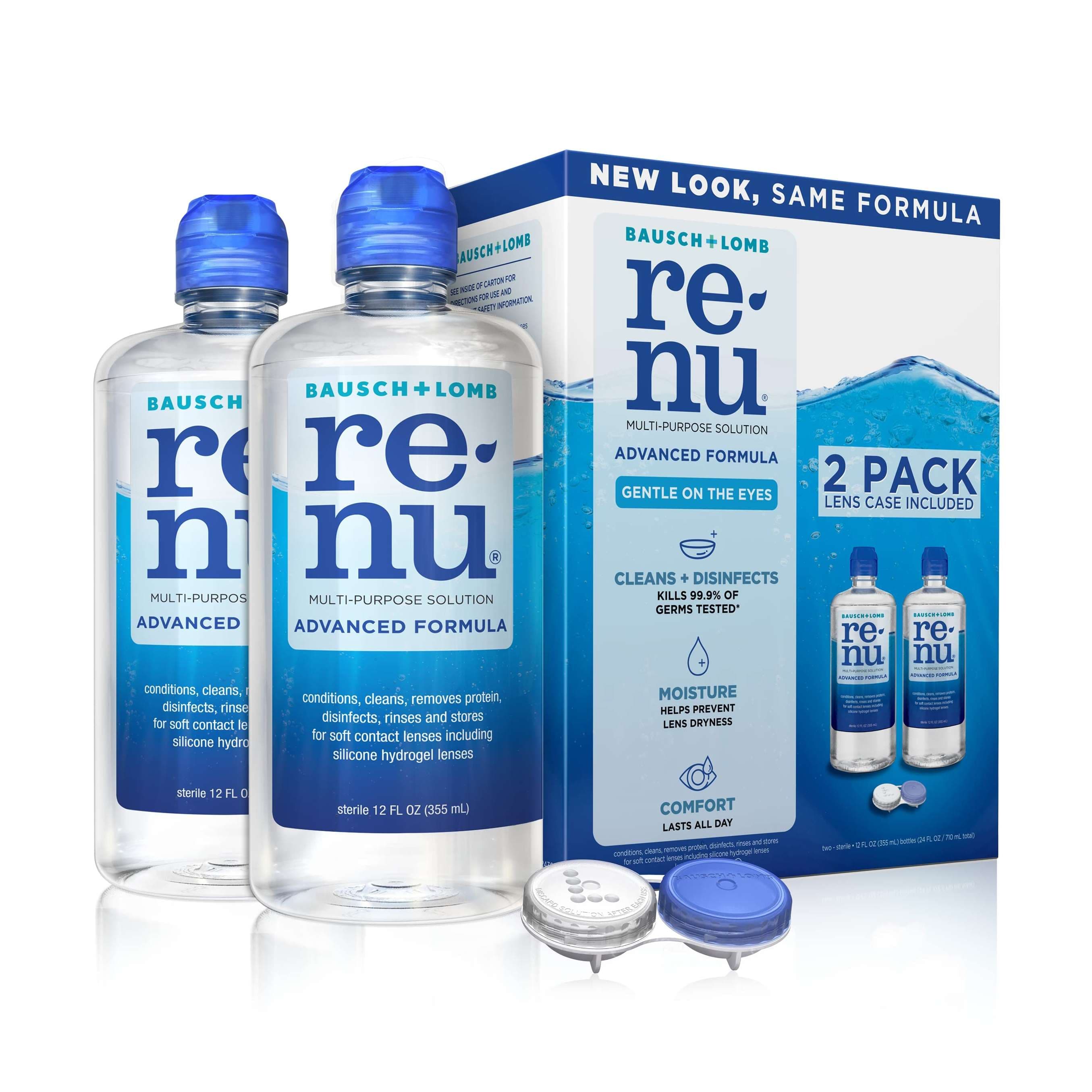 ReNu Advanced Formula Multi-Purpose Contact Lens Solution, 12 oz.