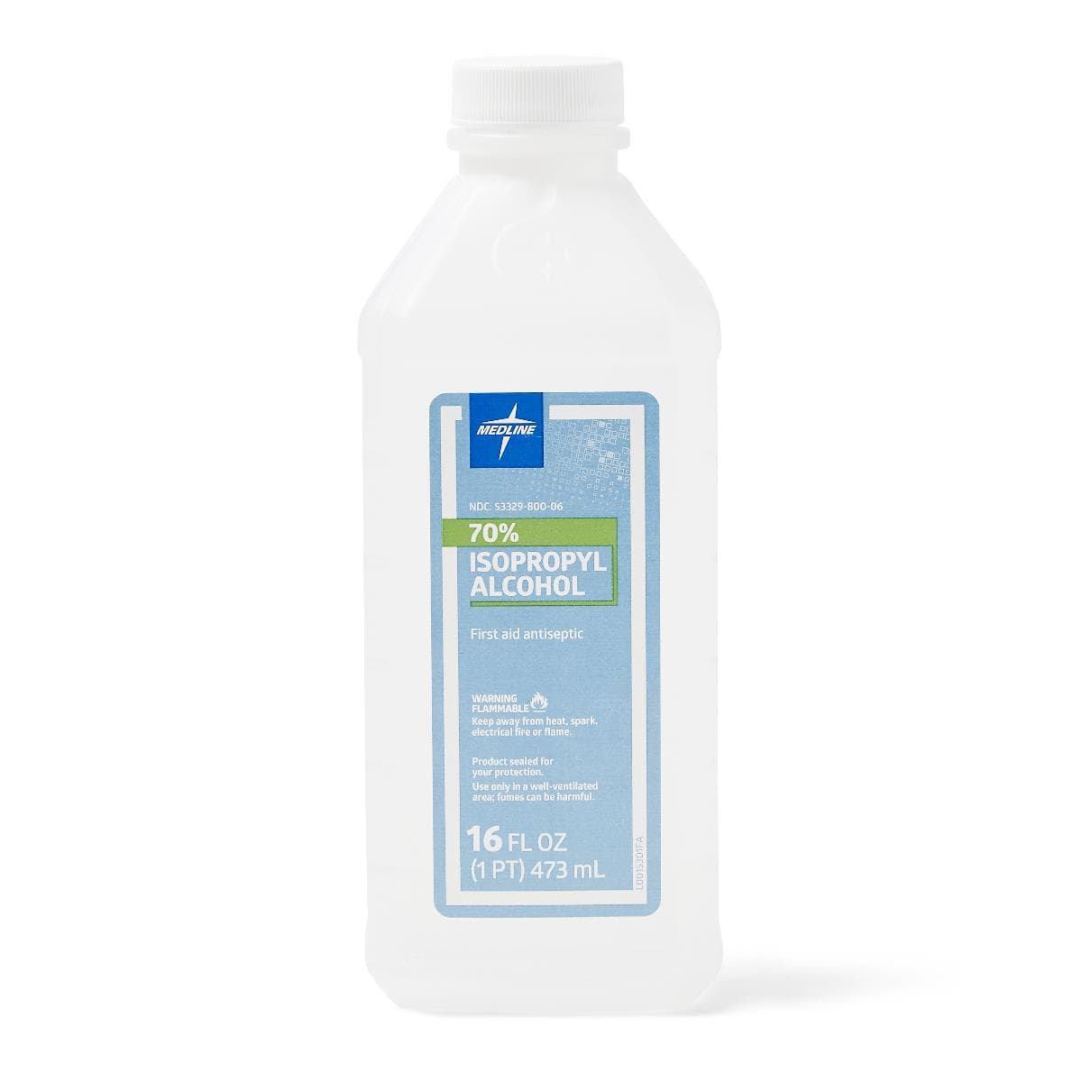 Medline Isopropyl Rubbing Alcohol, 70% Strength, 16 oz - Image 1