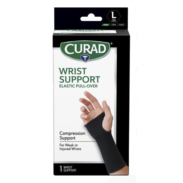 Curad Performance Series Elastic Pull-Over Wrist Support, Small - Image 1