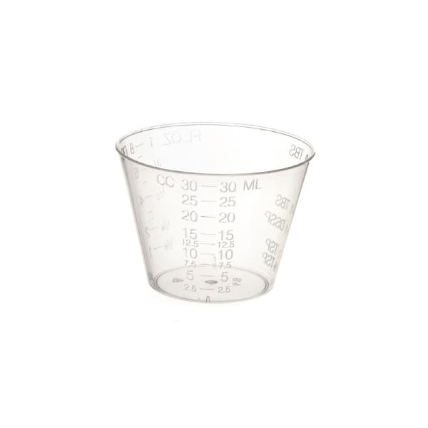 Medline Medicine Cup Clear Without Graduations Without Handle Cold - Sleeve of 100 - Image 1