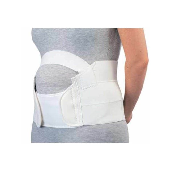ProCare Maternity Support Belt White Female 8 Inch Height, 42 to 52 Inch Hip Circumference, Medium - Image 1