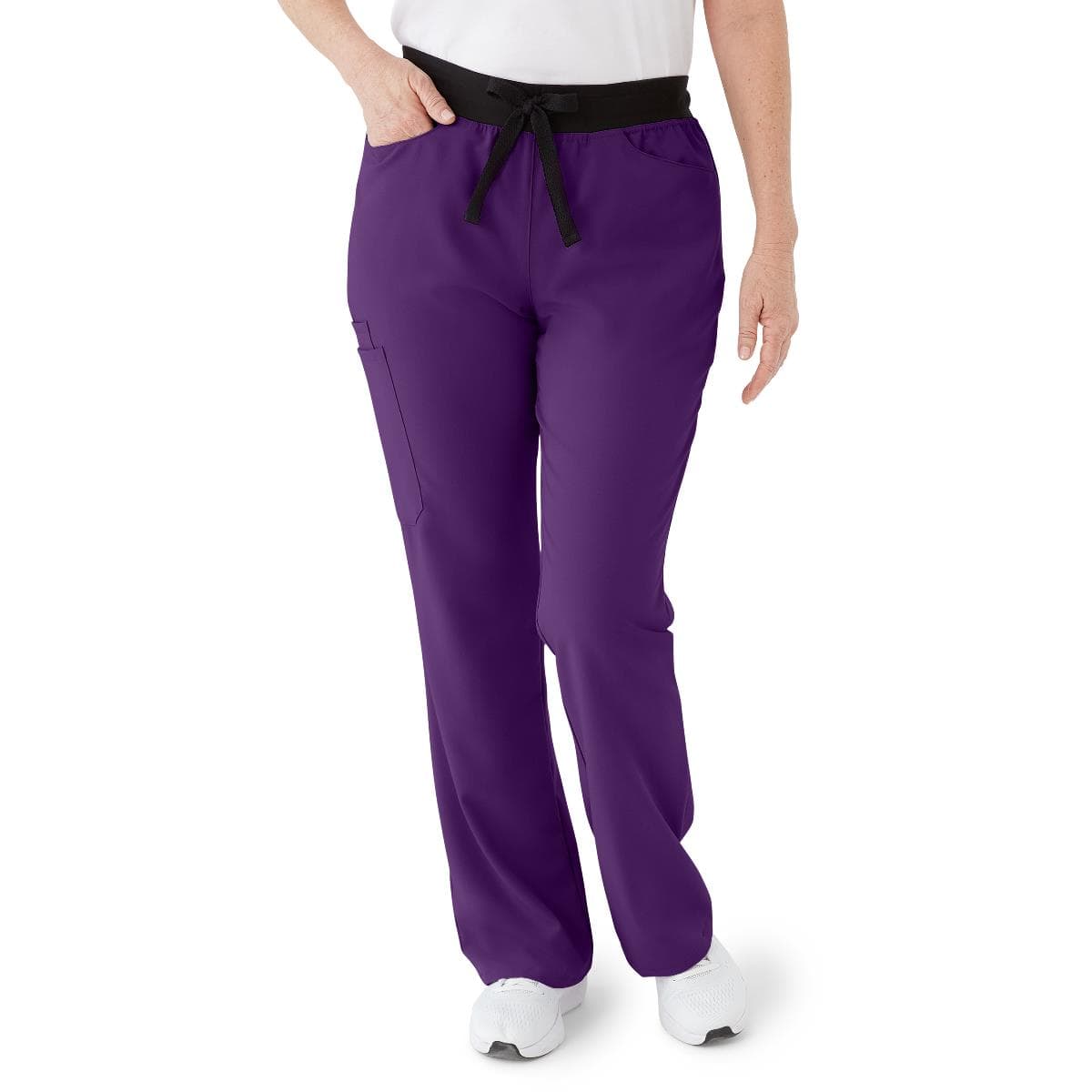 Medline Coastal AVE Women's Regular-Length Scrub Pant, Regal Purple, 5XLarge - Image 1