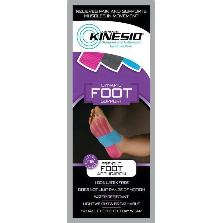 Kinesio Cotton Kinesiology Tape, Foot - Case of 20 - Image 1