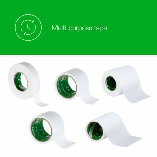 3M Transpore White Medical Tape - Image 2