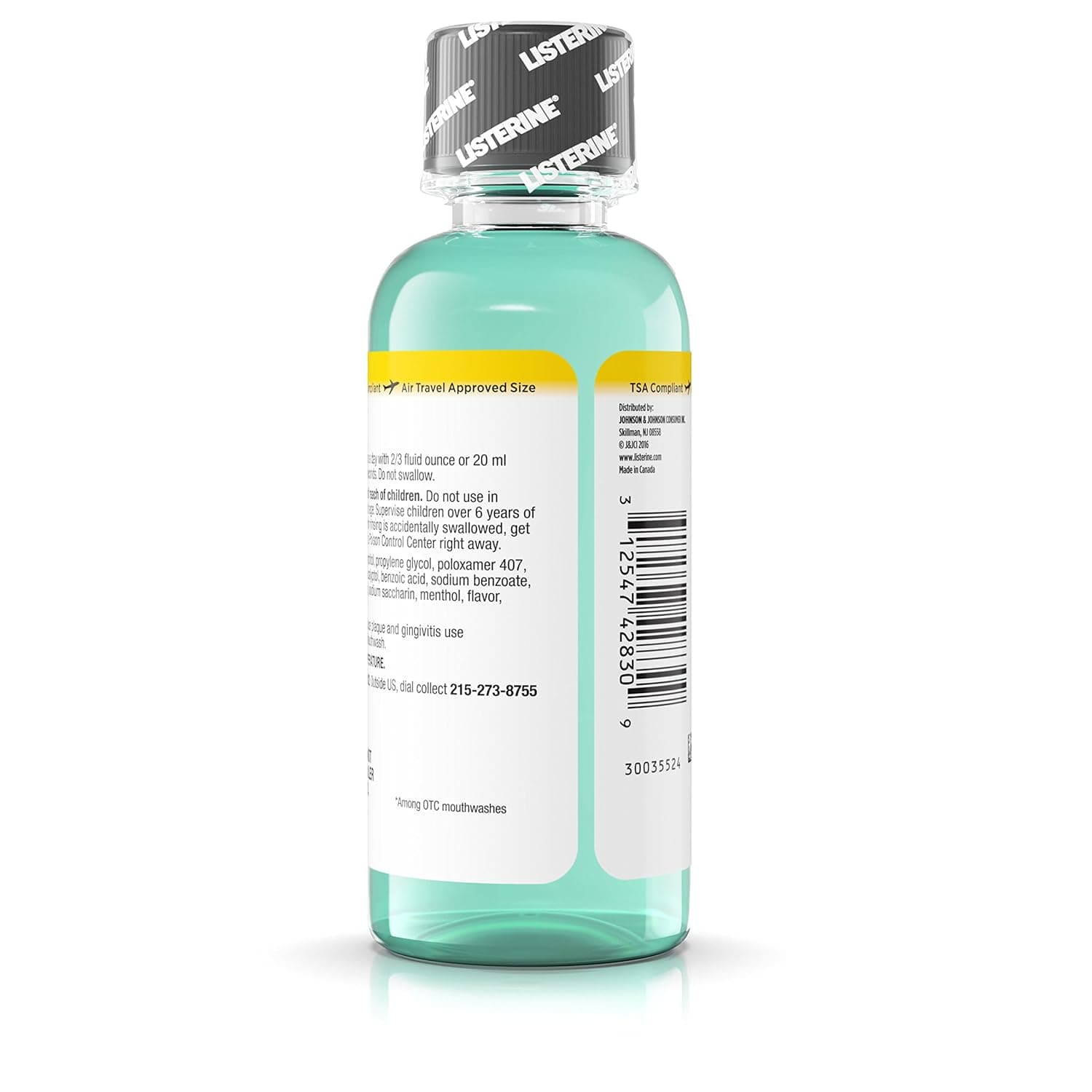 Listerine Zero Mouthwash, Mint Flavor - Image 5