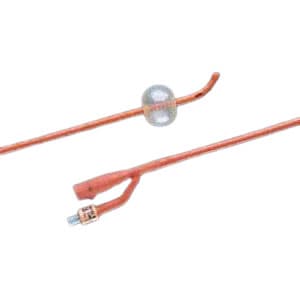 Bardex I.C. Tiemann 2-way Foley Catheters, 5cc, 18 Fr - Each - Image 1