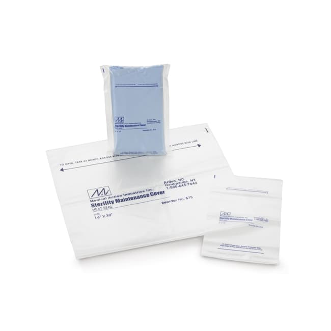 Medegen Sterility Maintenance Covers, LLDPE Film 24" x 10" - Case of 250 - Image 1