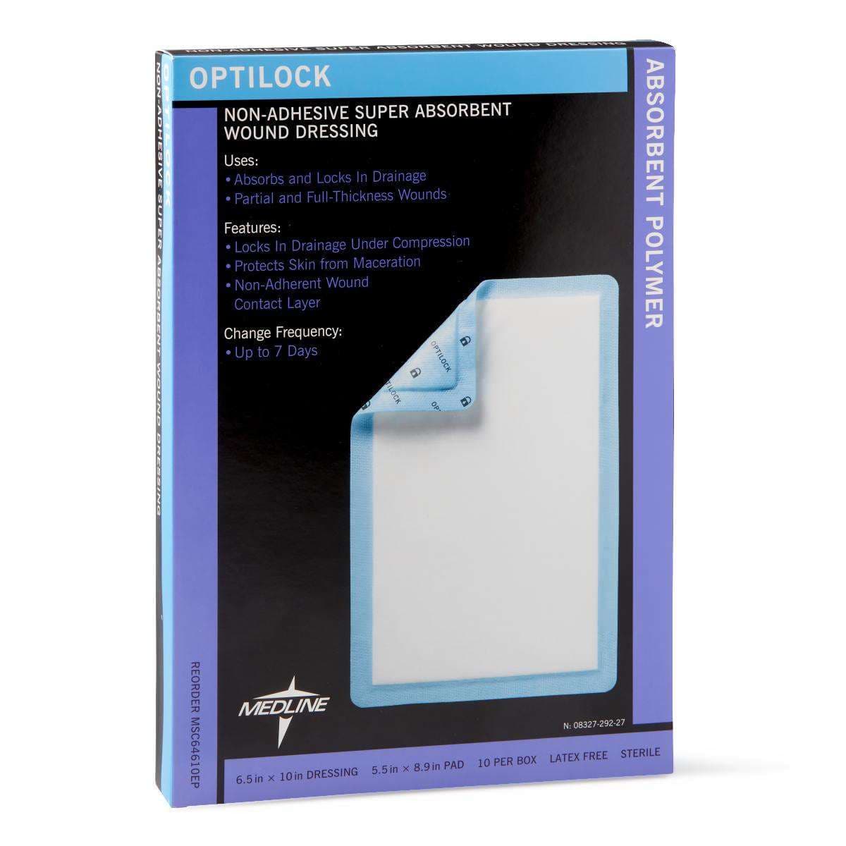 Medline OptiLock Super Absorbent Wound Dressing - Image 3
