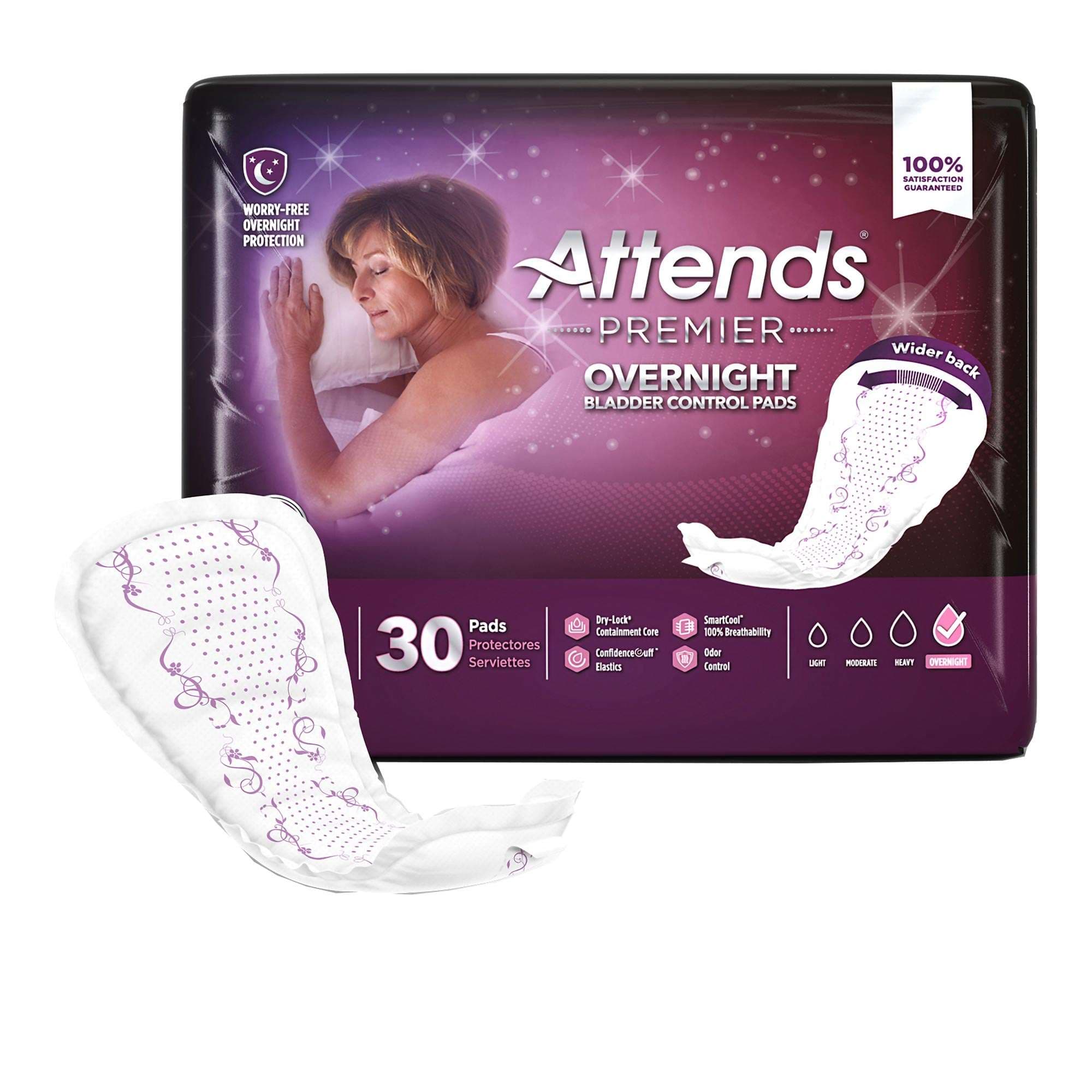 Attends Premier Overnight Female Bladder Control Pads - Image 3