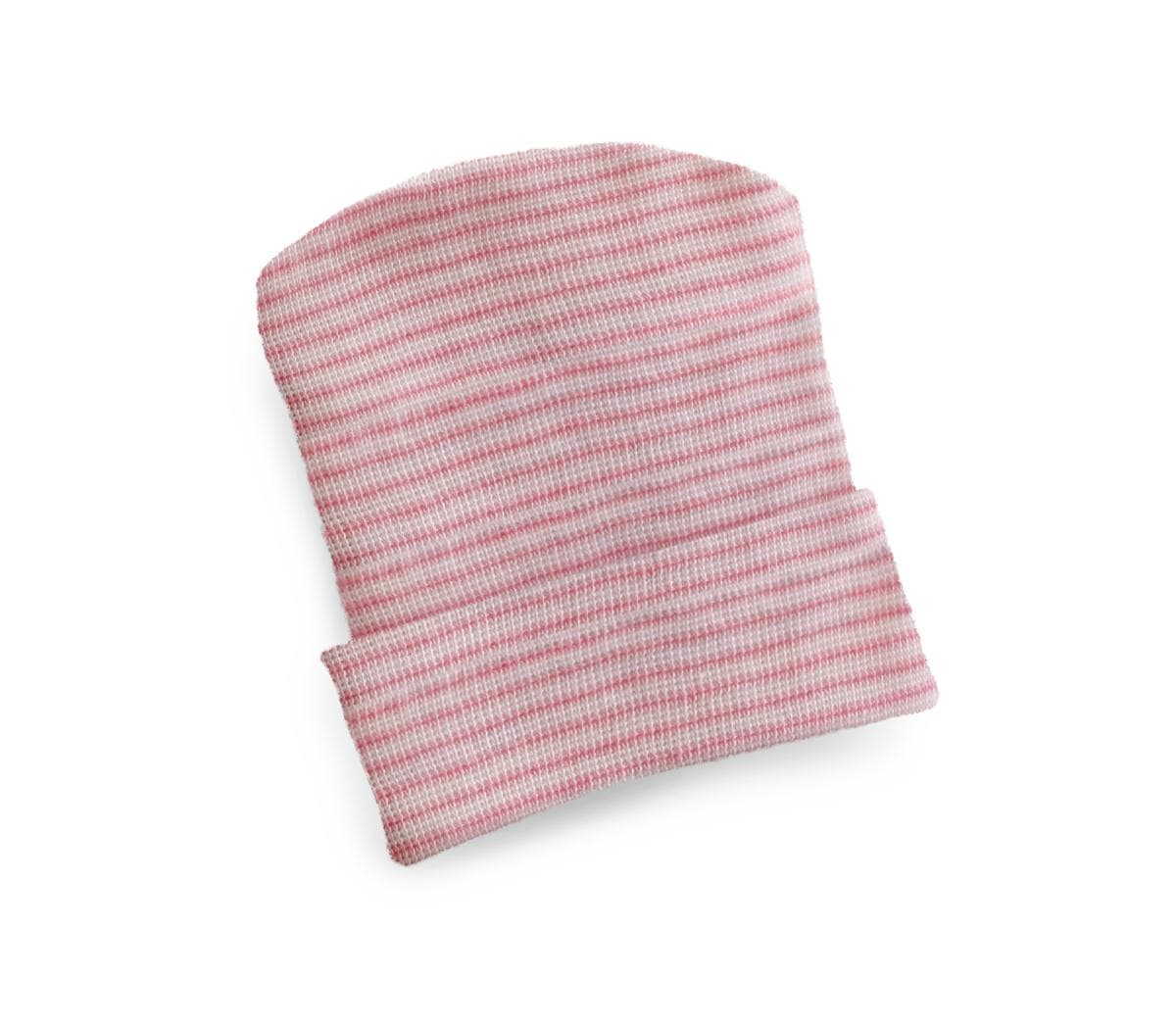 Medline Infant Head Warmer, Pink Stripe - Package of 50 - Image 1
