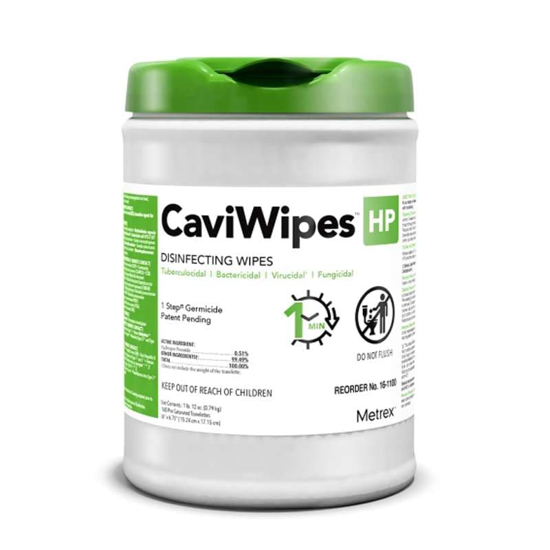CaviWipes HP Surface Disinfectant Wipes, Standard - Case of 1920 - Image 1