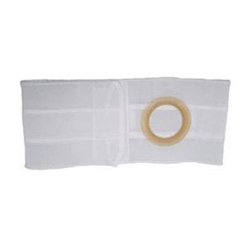 Nu-Hope Nu-Form 6" Ostomy Support Belt Without Prolapse Flap, 2-1/8" White, Medium - Each - Image 1