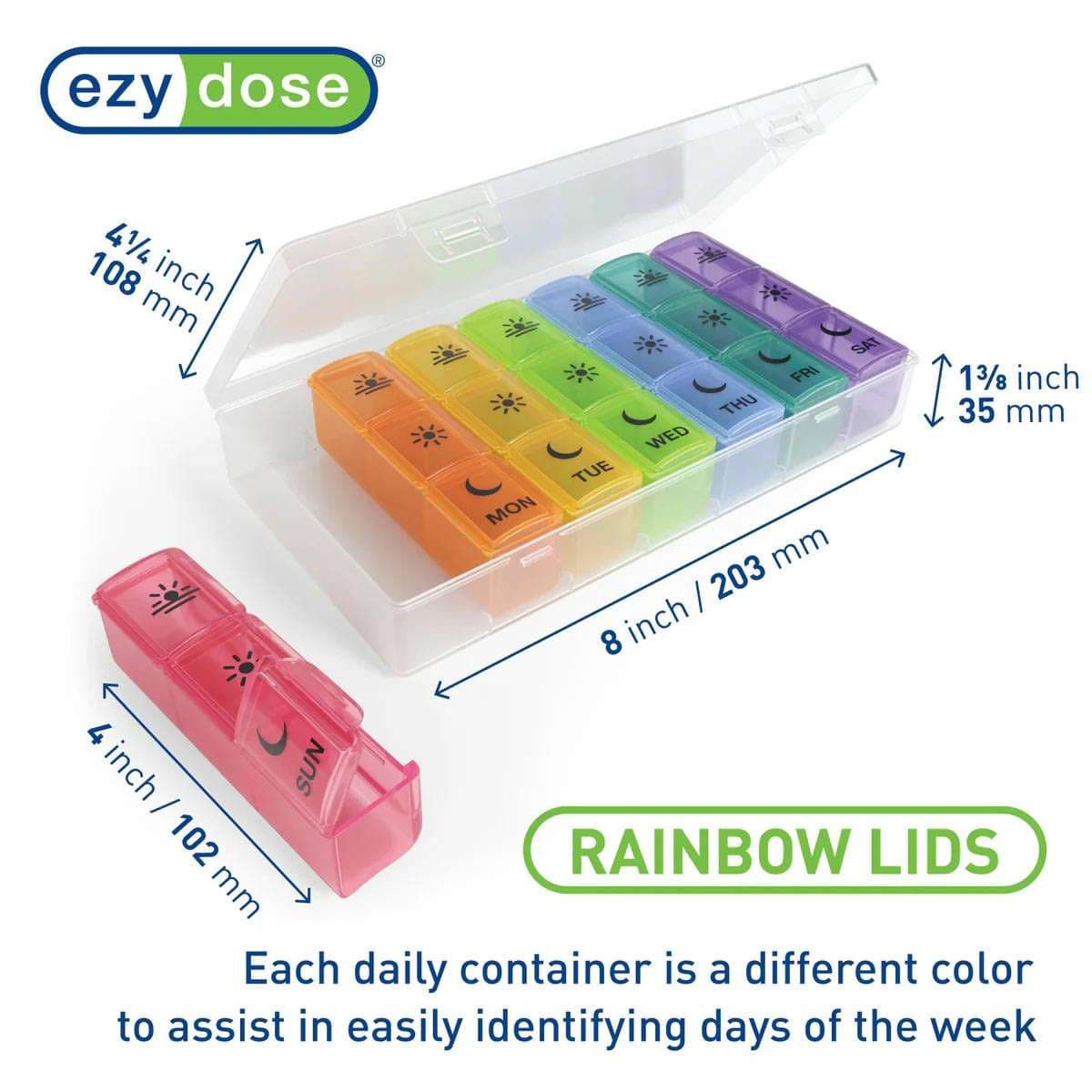 Ezy Dose Pill Organizer - Package of 3 - Image 5