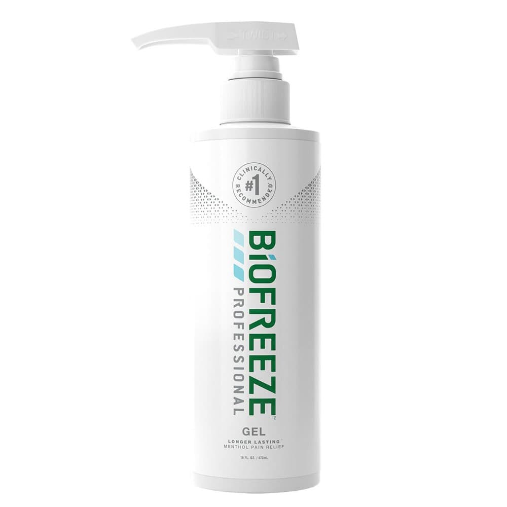 Biofreeze Professional Pain Reliever Gel with Pump Original Green 16 oz. - Image 1