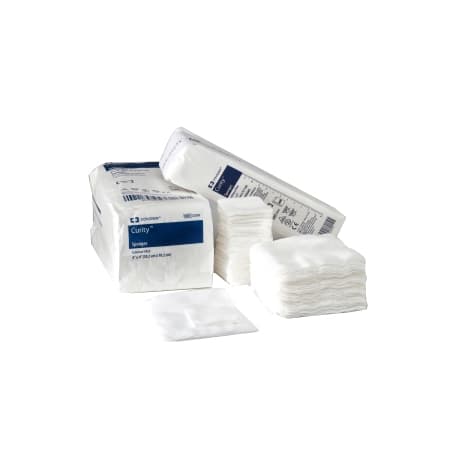 Curity USP Type VII Gauze Sponge, 2 x 2 Inch - Case of 8000 - Image 1