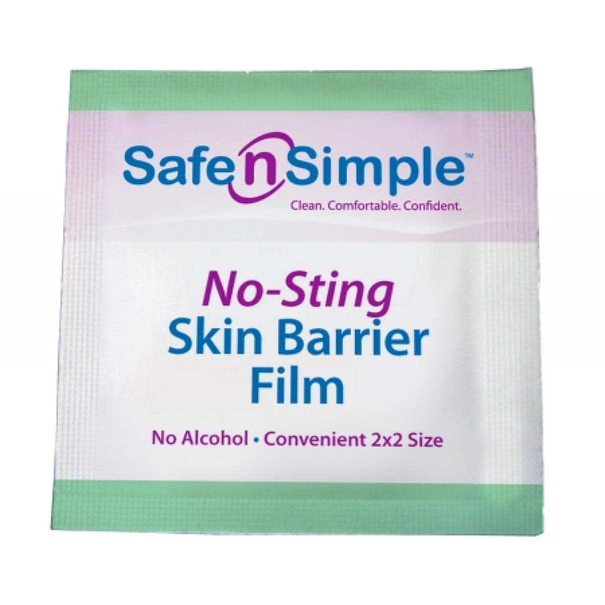 Safe n' Simple No-Sting Skin Barrier Wipe - Package of 25 - Image 1