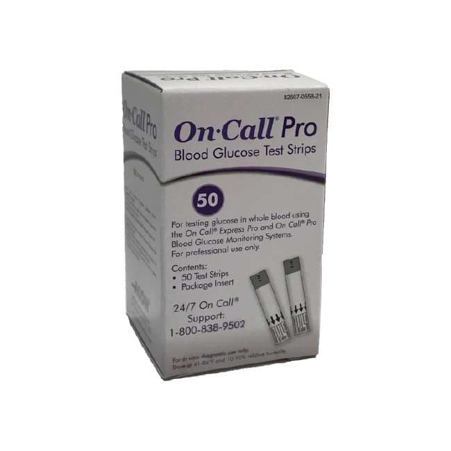On Call Pro Blood Glucose Test Strips - Case of 2400 - Image 1