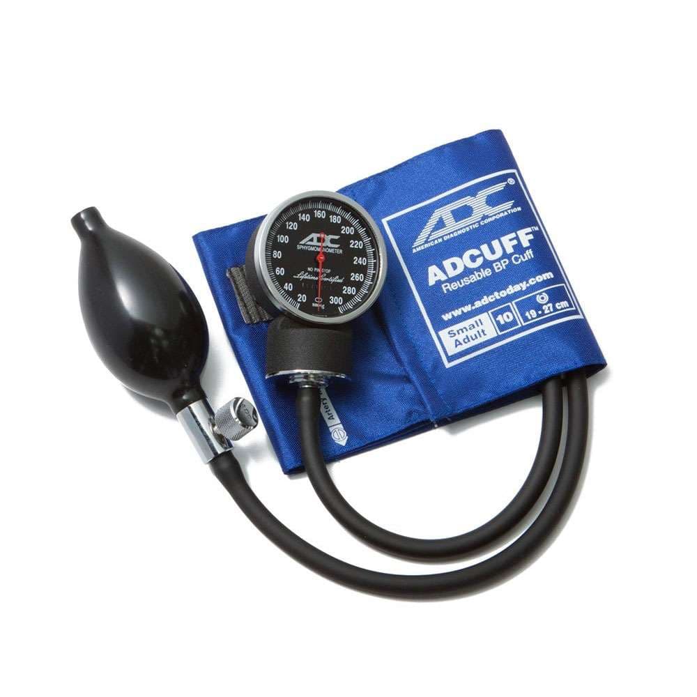 ADC Diagnostix Pocket Aneroid Sphyg, Royal Blue, Small Adult - Image 1