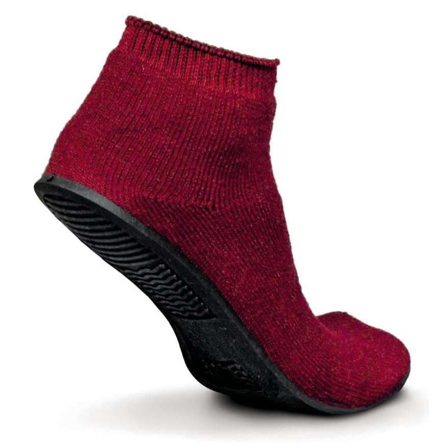 Medline Sure-Grip Terrycloth Slippers, Size S, Red - Box of 12 - Image 1