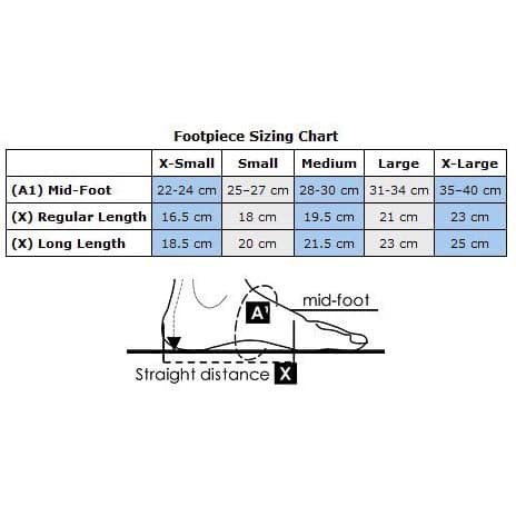 Jobst FarrowWrap Strong Compression Footpiece, Tan - Image 2