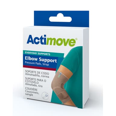 Actimove Elbow Support Pressure Pads and Strap, Medium - Image 1