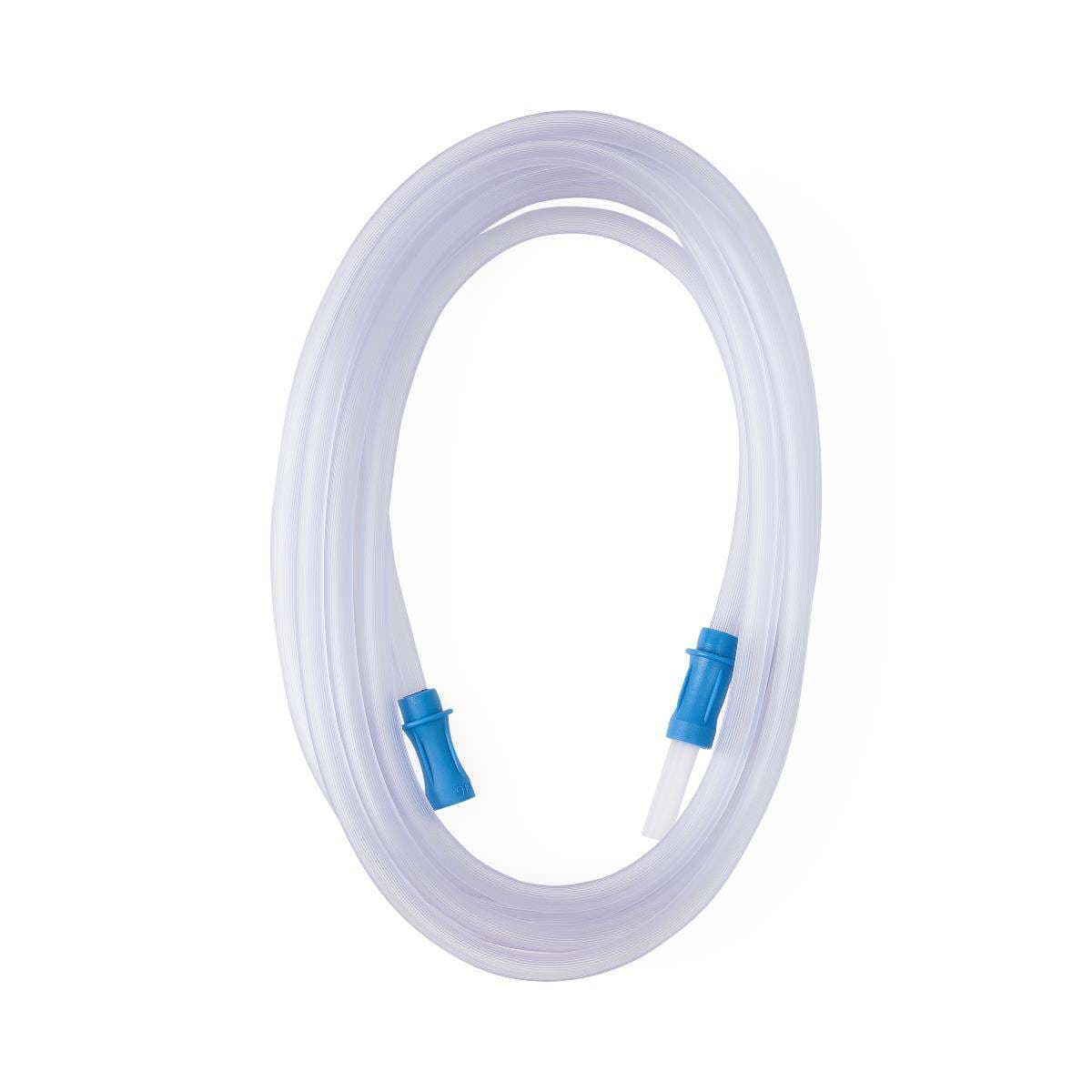 Medline Universal Suction Tubing with Scalloped Connectors, 3/16" x 12' - Case of 20 - Image 1