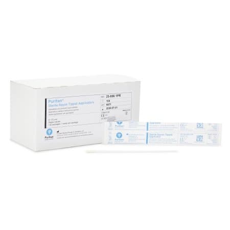 Puritan Specimen Collection Swab, 6 Inch Length, Sterile, 5.2 mm Tip Diameter - Case of 1000 - Image 1