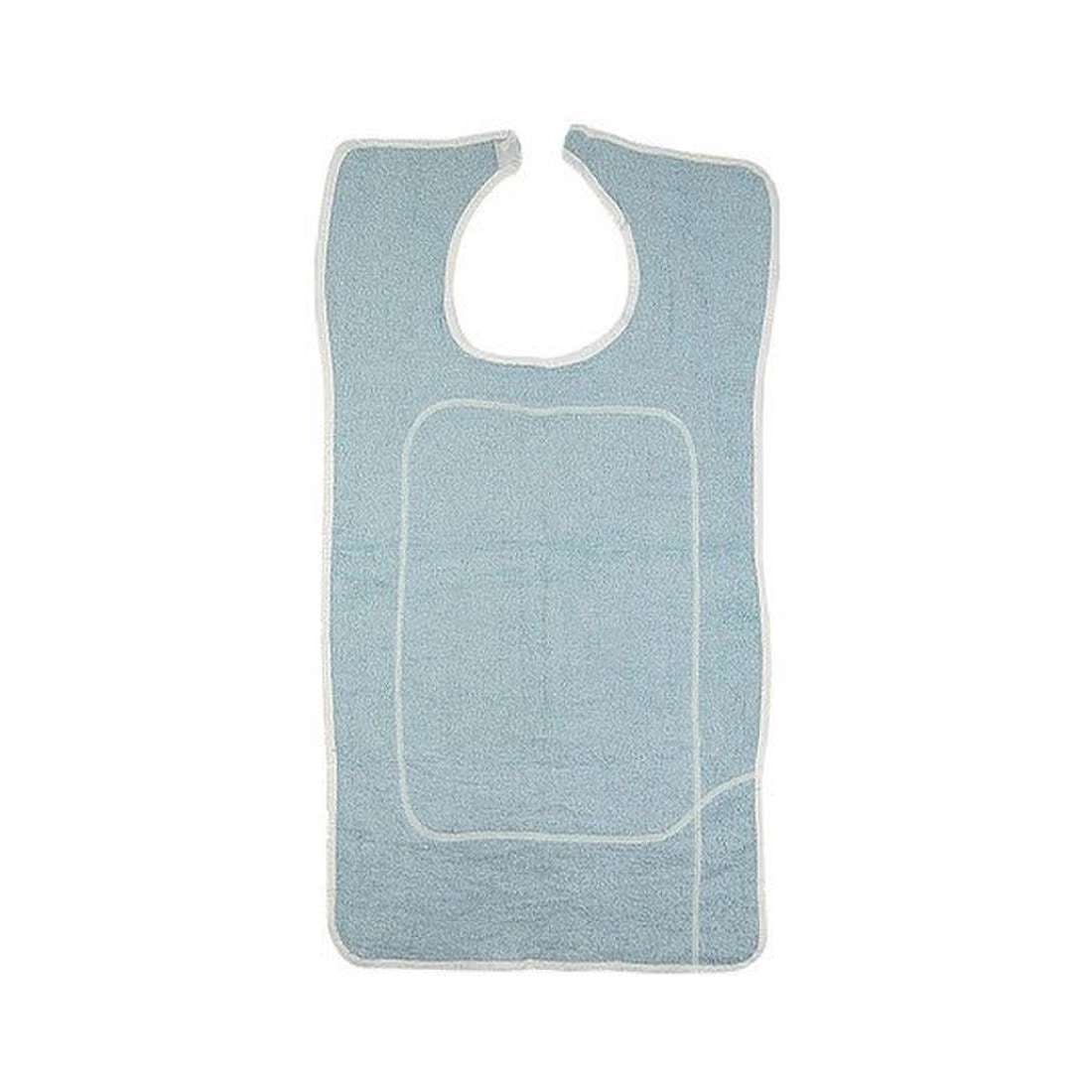 Beck's Adult Reusable Classic Bib, Blue, 18 x 36 Inch - 1 Dozen - Image 1
