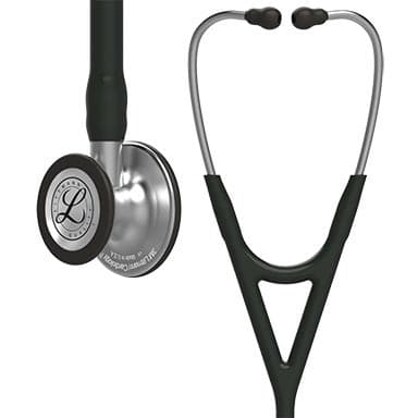 3M Littmann Cardiology IV Stethoscope, Stainless Steel Chestpiece, 22" Tube, Black - Image 1