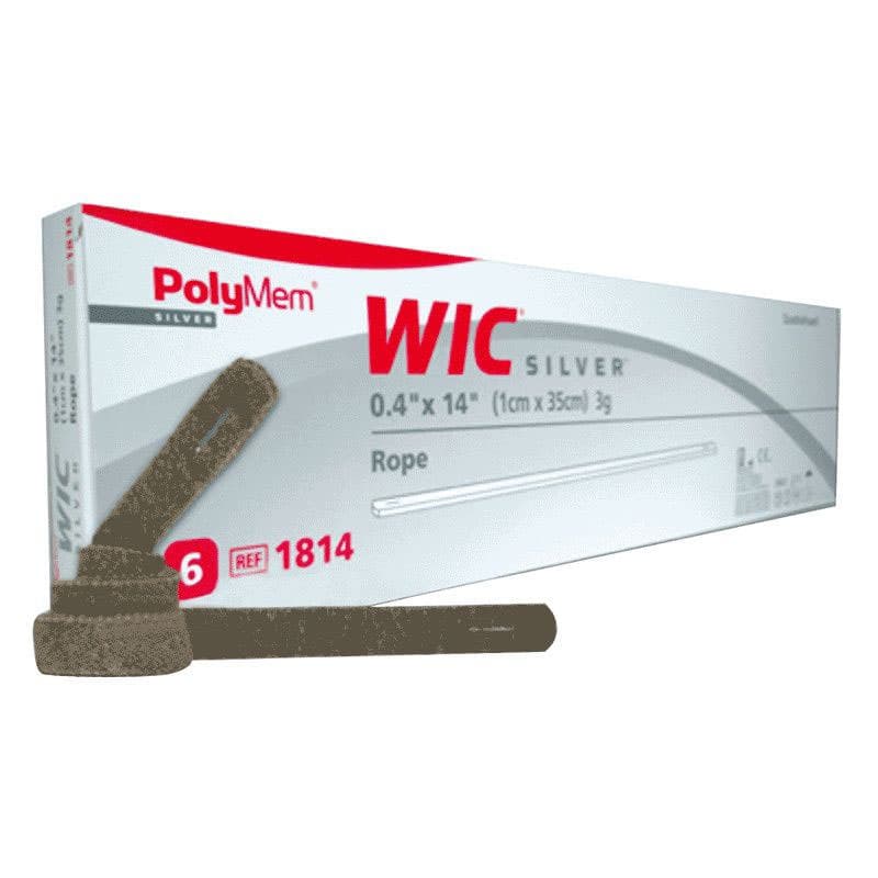 PolyMem WIC Silver Cavity Wound Filler, 1/4 x 14 Inch Rope - Case of 12 - Image 1