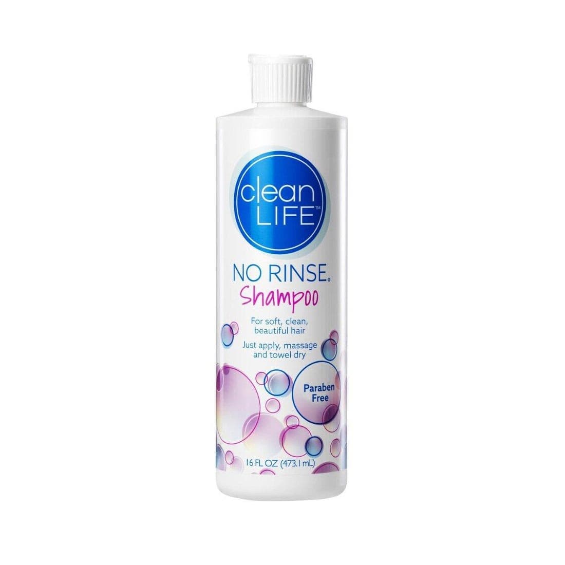 cleanLIFE No Rinse Shampoo, 16 oz. - Image 1