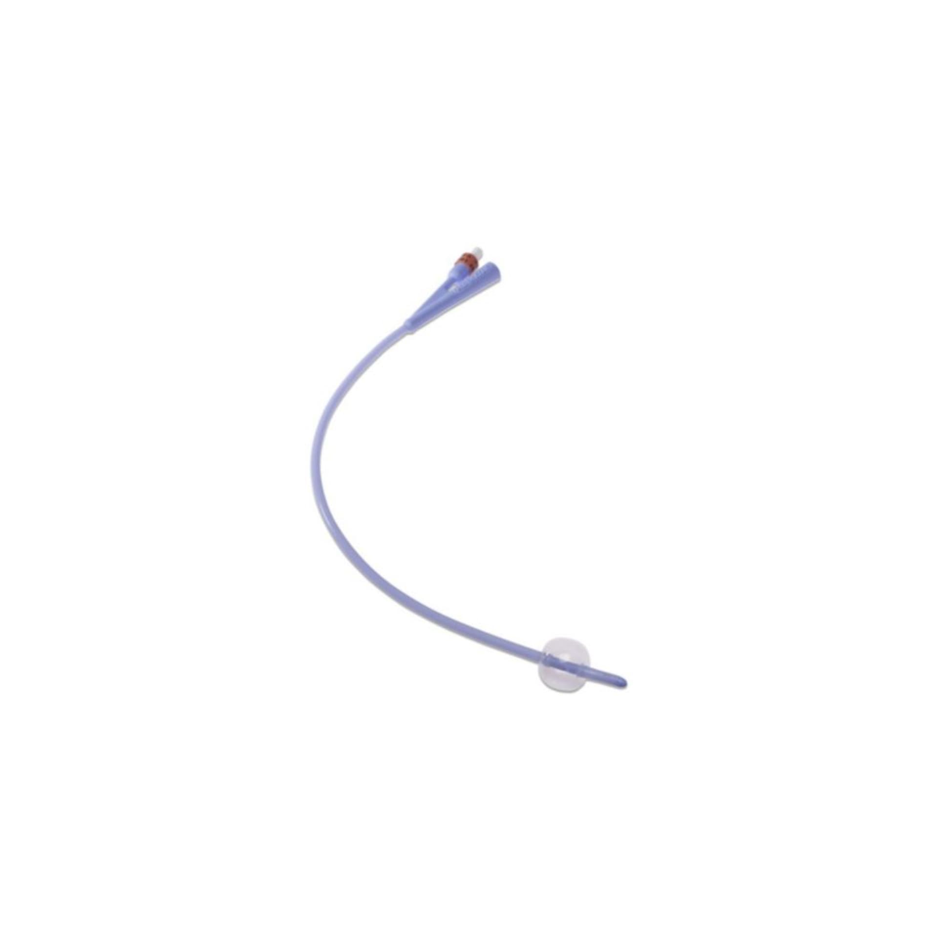 Dover 2-Way Silicone Foley Catheter, 30cc, 28 Fr, 16" - Each - Image 1