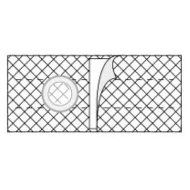 Nu-Hope Nu-Form 6" Ostomy Support Belt, 2-7/8 x 3-3/8" White, X-Large - Each - Image 1