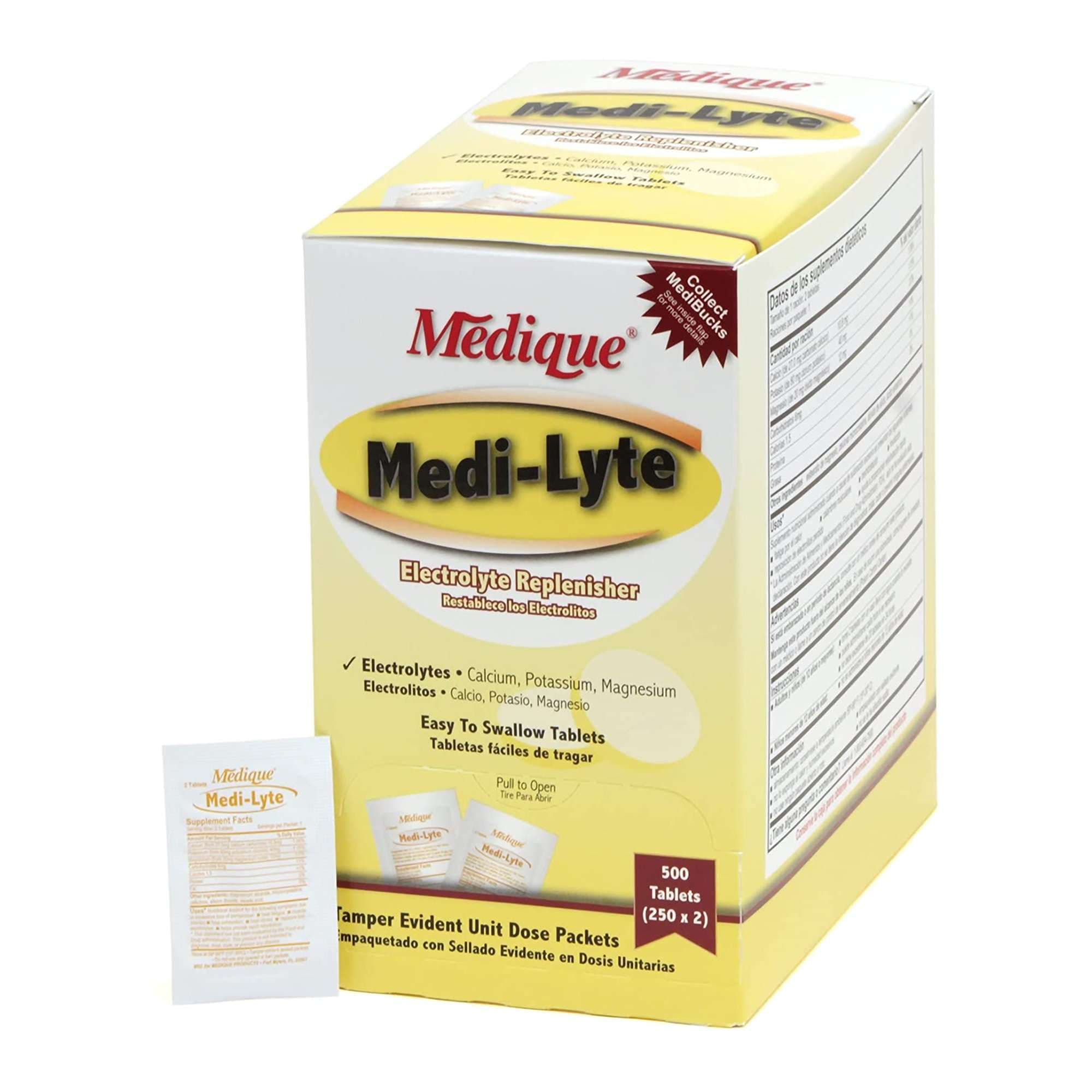 Medi-Lyte Electrolyte Replenisher Mineral Supplement - Box of 500 - Image 1