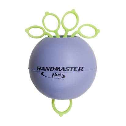 CanDo Handmaster Plus hand exerciser, Purple Ball, Soft - Image 1