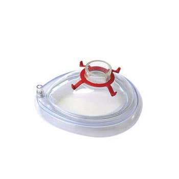 Sure Seal Medium Adult Air Cushion Mask, Red Color Ring, 22mm Connector - Image 1