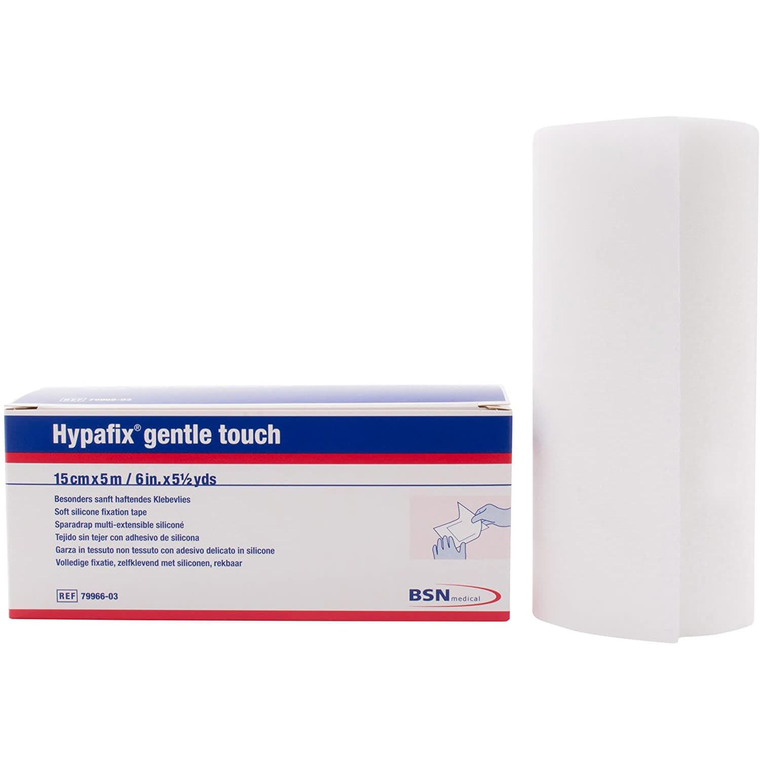 Hypafix Gentle Touch Dressing Retention Tape, White - Image 4