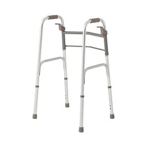 Medline Adult Folding Paddle Walker Without Wheels - Image 6