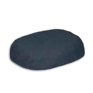 Hermell Comfort Ring Cushion with Navy Fabric Cover, 16"