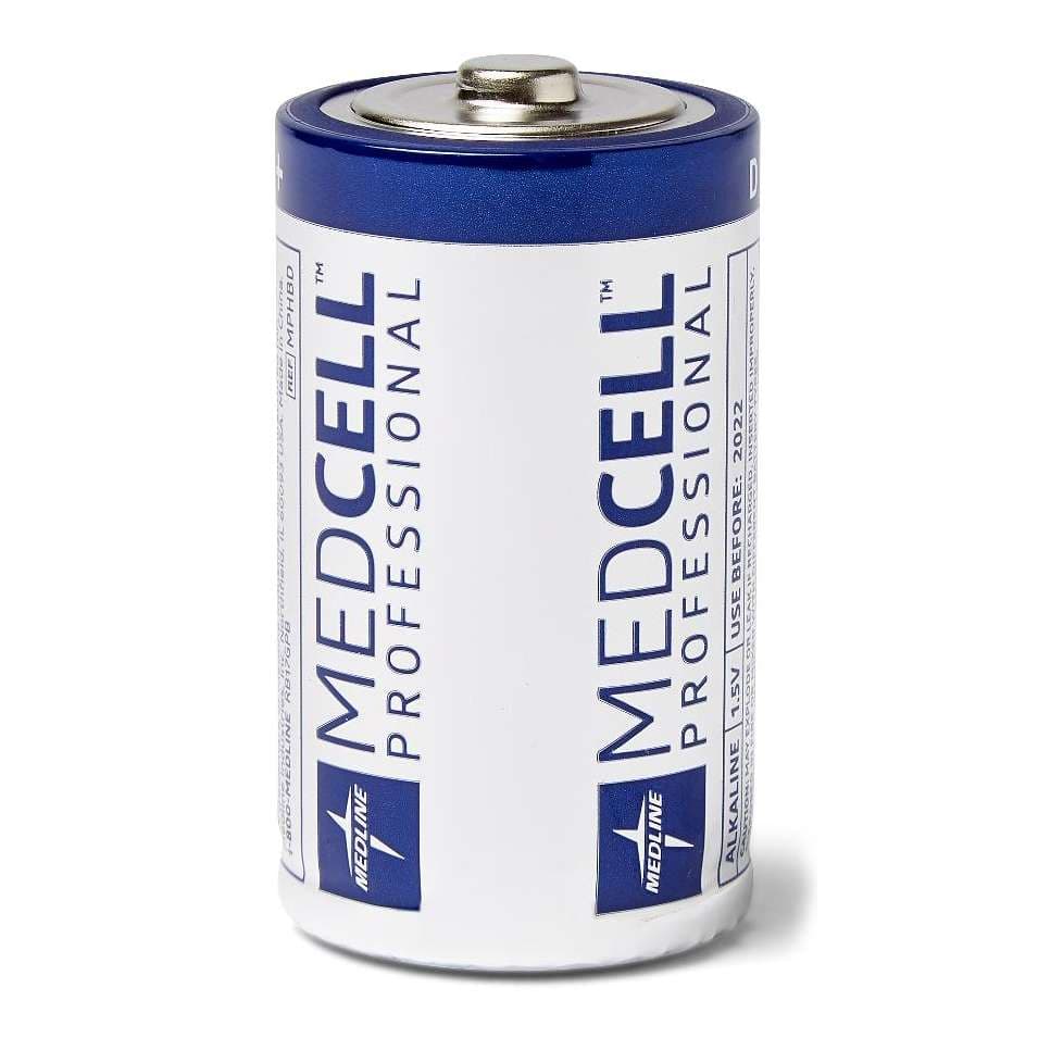 Medline MedCell Alkaline Batteries, 1.5v,D - Box of 12 - Image 1
