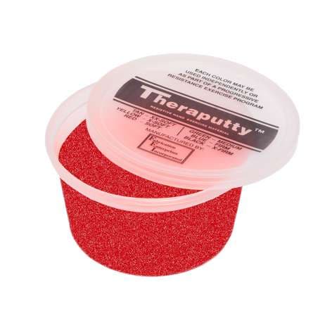 CanDo Sparkle Theraputty Exercise Material, 1 Lbs, Red, Soft - Image 1
